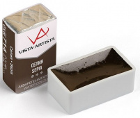 Акварель в кювете художественная 2.5 мл "VISTA-ARTISTA" VAW 714 сепия