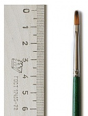 Кисть синтетика овальная (под колонок) руч.длин. №0 Кисть синтетика овальная (под колонок) руч.длин. №0