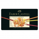 Набор цветных карандашей Faber-Castell профессионал. Polychromos 36цв., металл.кор. Набор цветных карандашей Faber-Castell профессионал. Polychromos 36цв., металл.кор.
