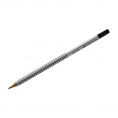 Карандаш чернографитовый GRIP 2001 "Faber-Castell" с ластиком, твердость HB