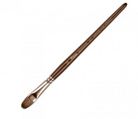 Кисть Синтетика плоскоовальная N12 ручка короткая Pinax MANGUSTA 617 Кисть Синтетика плоскоовальная N12 ручка короткая Pinax MANGUSTA 617