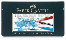 Набор акварельных карандашей Faber-Castell Albrecht Durer металл.кор. 12 цв. Набор акварельных карандашей Faber-Castell Albrecht Durer металл.кор. 12 цв.