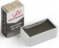 Акварель в кювете художественная 2.5 мл "VISTA-ARTISTA" VAW 638 серо-зеленая