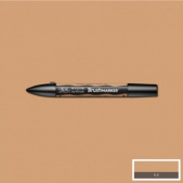 Маркер Brushmarker двухсторонний на спирт.основе цв.O427 Коричневый коричный Winsor&Newton