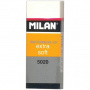 Ластик MILAN 5020, каучук, картонный держатель, 60*29*14мм