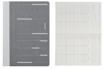 Еженедельник недатированный Horizontal 112 страниц белой бумаги 80 г/м2 обложка 300г/м2