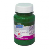Акрил "Ладога" 100мл. Зеленая средняя Акрил "Ладога" 100мл. Зеленая средняя