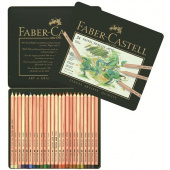 Набор пастельных карандашей Faber-Castell PITT 24 цв., металл.кор.