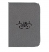 Блокнот А6S Dark Grey 95х138 мм., 40 листов кремовой бумаги 80 г/м2