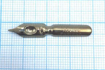 Перо каллиграфическое, толщина линии 0,55мм бронзовое Manuscript Round Hand №6