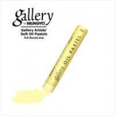 Пастель масляная мягкая круглая 10х70мм профессиональная Mungyo № 243 Бледно-жёлтый