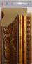 Багет пластиковый (1м. L-2,9) MG 1237-274 золото / К. 904-274 "Ю.Корея"