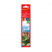 Набор цветных карандашей Faber-Castell ECO ЗАМОК, карт. кор. 6 шт. Набор цветных карандашей Faber-Castell ECO ЗАМОК, карт. кор. 6 шт.