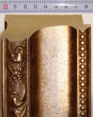 Багет пластиковый (1м. L-2,9) К. 516-127 жёлтое серебро "Ю.Корея" / A DL-8157