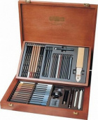 Набор для художника в дереве "Grande", 54 предмета Koh-i-noor 8896