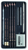 Набор графических материалов для художника "Gioconda", профессиональный,жесть, 10 предм. Koh-i-Noor