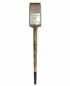 Кисть синтетика флейц имитация мангуста 5Т24С, ручка круглая деревянная, пестрая №25
