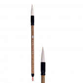 Кисть для каллиграфии из козы, ворс мягкий, диам -9 мм, CALLIGRA 254, ручка деревянная