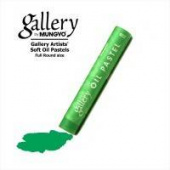 Пастель масляная мягкая круглая 10х70мм профессиональная Mungyo № 228 Травяной зелёный