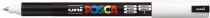 Маркер на водной основе UNI POSCA PC-1МR, 0,7мм игольчатый, №01 Белый