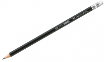 Карандаш чернографитный Faber-Castell 1112, твердость HB, с ластиком, заточен Карандаш чернографитный Faber-Castell 1112, твердость HB, с ластиком, заточен