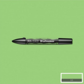 Маркер Brushmarker двухсторонний на спирт.основе цв.G338 Зеленое яблоко Winsor&Newton