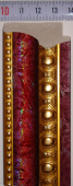 Багет пластиковый (1м. L-2,9) К. 214-301H золото L 2.9м "Ю.Корея"