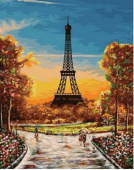 Картина по номерам Greenwich Line 40*50см "Оттенки Франции",с акриловыми красками, холст
