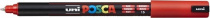 Маркер на водной основе UNI POSCA PC-1МR, 0,7мм игольчатый, №15 Красный