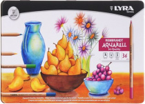 Набор акварельных карандашей LYRA REMBRANDT 36цв., металлическая уп-ка L 2011360