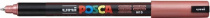 Маркер на водной основе UNI POSCA PC-1МR, 0,7мм игольчатый, №М15 Металлик красный
