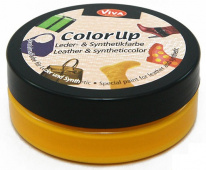 Краска для кожи и синтетики Color up, 50 мл, желтый "Viva"