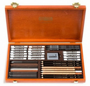 Набор для художника большой в дереве, 39 предметов Koh-i-noor 8895