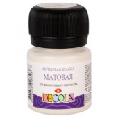 Акрил матовый Декола банка 20мл. цв.№ 259 Слоновая кость Акрил матовый Декола банка 20мл. цв.№ 259 Слоновая кость