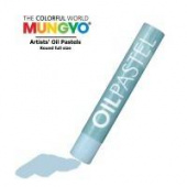 Пастель масляная круглая 10х70мм профессиональная Mungyo № 569 сине-серый