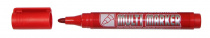 Маркер перманентный "Multi marker" шир.линии 3мм. Красный CROWN