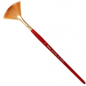 Кисть синтетика веерная, ручка короткая ORO ROSSO N 10