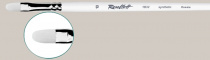 Кисть синтетика овал № 10 серия 1В32 под щетину, белая удл.ручка "Roubloff" Кисть синтетика овал № 10 серия 1В32 под щетину, белая удл.ручка "Roubloff"