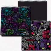 Блокнот для зарисовок SKETCHBOOK BLACK SUPERBIG  (квадратный, 280х280), 20л., 140г. на гребне 2812