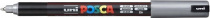 Маркер на водной основе UNI POSCA PC-1МR, 0,7мм игольчатый, №26 Серебряный