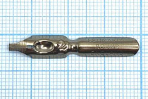 Перо каллиграфическое, толщина линии 2,05мм бронзовое Manuscript Round Hand №2