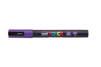 Маркер на водной основе UNI POSCA PC-3М 0,9-1,3мм овальный, № 12 Фиолетовый
