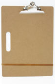 Клипборд из ДВП с зажимом для бумаги формат доски А4