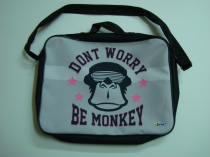 Папка менеджера "Be monkey" А4, ткань, дизайн, регулируемая ручка, 350х265x60мм ПМД 5-20