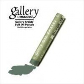 Пастель масляная мягкая круглая 10х70мм профессиональная Mungyo № 270 Зелёно-серый