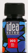 Краска лаковая по стеклу "idea vetro" Розовый (60мл.) "Maimeri"