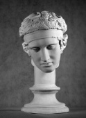 Гипсовая фигура голова Диадумена, 39см