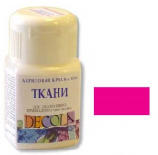 Акрил по ткани Розовая светлая DECOLA, 50мл.