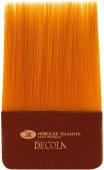 Кисть синтетика лампемзель, ручка короткая кожанная №55 "Decola" Кисть синтетика лампемзель, ручка короткая кожанная №55 "Decola"