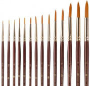 Кисть синтетика круглая, ручка короткая №11 "Decola" ширина 6мм Кисть синтетика круглая, ручка короткая №11 "Decola" ширина 6мм